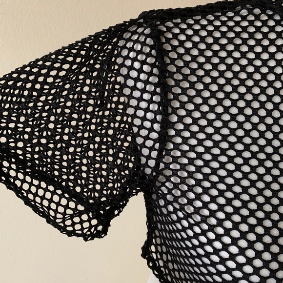 LF short sleeve mesh crop top size XS NWT - Picture 3 of 12